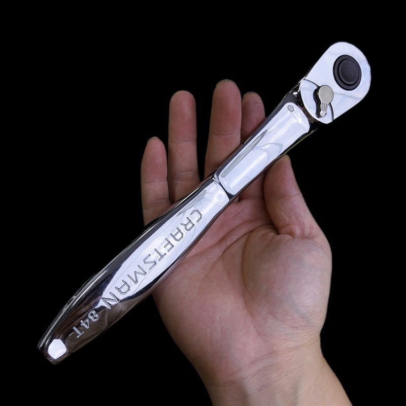 美国工匠1/2大飞快速扳手棘轮套筒扳手84齿设计,CRV钢材长度26cm