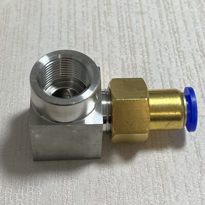 M20x1.5-10mm-L内丝pu管快插弯头 内螺纹M20x1.5接pu软管直角组合