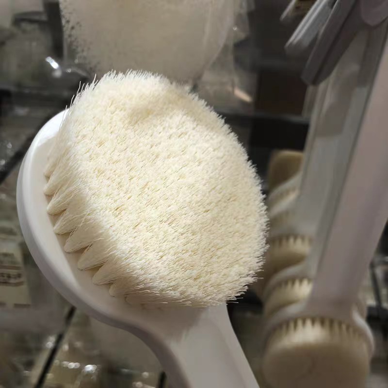 洗澡刷日本无印软毛搓澡刷子搓背神器同款长柄沐浴刷磨砂膏身体刷