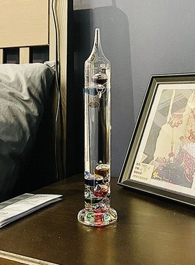 伽利略悬浮彩球温度计创意家居装饰办公室家用室内摆件礼物可定制