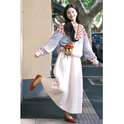 小个子香风冬装穿搭一整