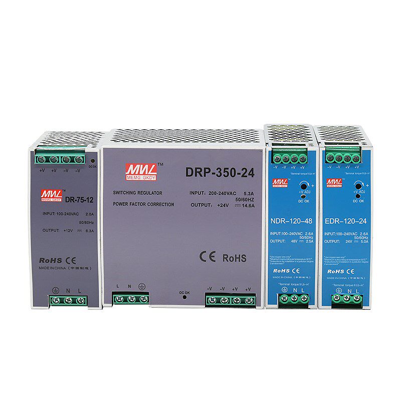 EDR/NDR导轨式开关电源220转12V/24V/5A/6.3A/10A/20A/40A