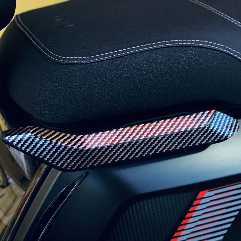 小牛电动车NXT后座拉手碳纤维改色保护贴纸个性改装防水车贴