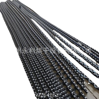 现货供应2寸弯板链条 C2082H标准单侧外弯双节距滚子输送链条