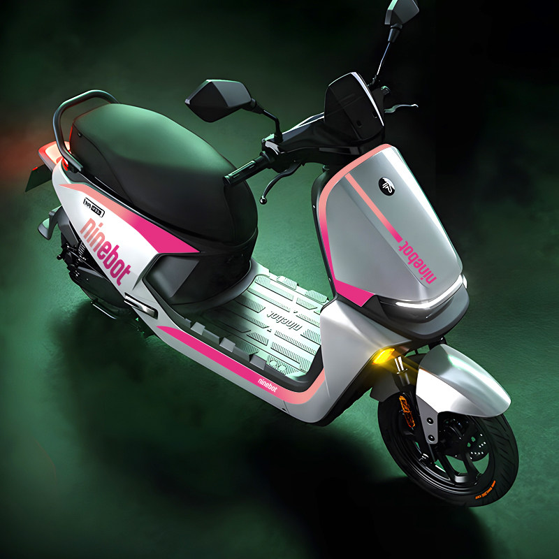 适用于九号M80CM85CM95C电动车贴纸整套字母渐层防水耐晒车身拉花