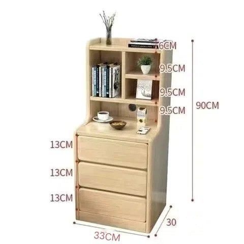 实木床头柜超h窄小型卧室简约床边柜简易置物架迷你储物收纳小柜