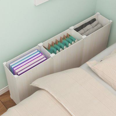 夹缝收纳柜超窄19cm床头侧边置物架客厅墙边缝隙沙发旁落地储物柜