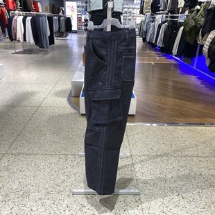 正品新款ADIDAS阿迪达斯三叶草宽松直筒男裤牛仔工装休闲裤KR5043