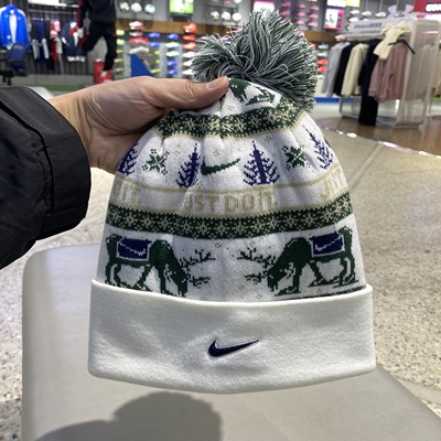 正品耐克NIKE男款绒线帽