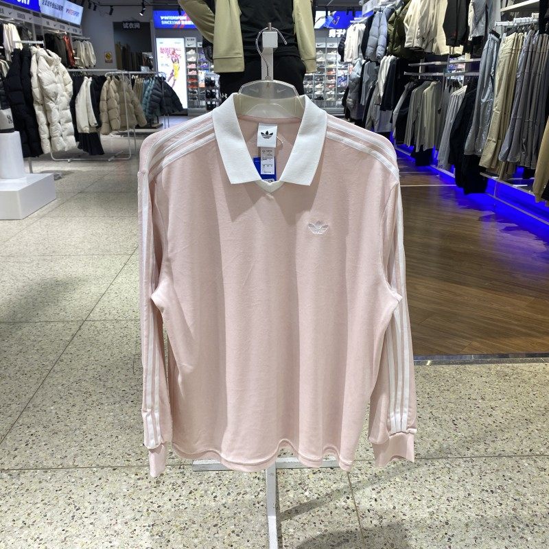 正品adidas阿迪达斯三叶草新款男女款休闲三条纹POLO衫长袖KQ5487,运动服/休闲服装,运动POLO衫,淘宝优惠券,粉丝福利购,淘宝优惠卷