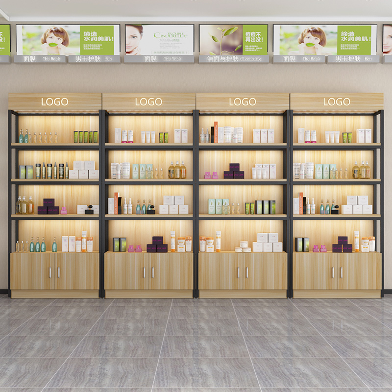 货架置物架多层展示柜超市货柜产品储藏室母婴店陈列架化妆品架子