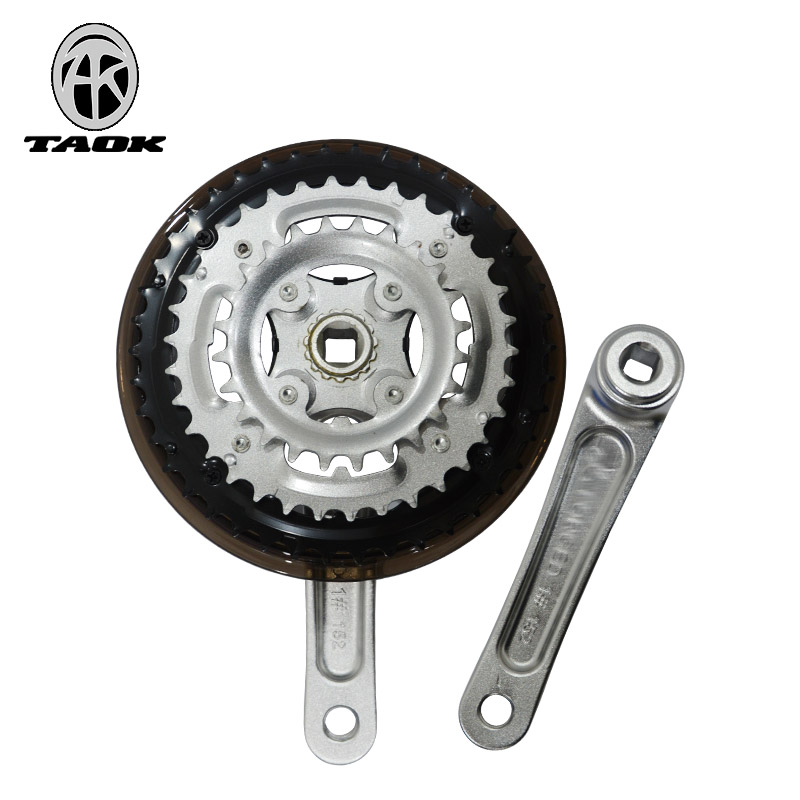 TAOK拓克山地车牙盘20寸折叠小轮径自行车曲柄牙盘152mm方孔齿盘
