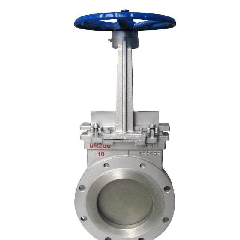 PZ73H/X-10不锈/铸钢手动刀闸阀插板排渣浆料阀DN100 200 300 500