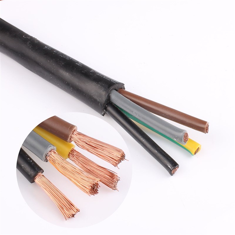 防水电源线RVV2芯3芯4芯5芯软护套电缆线0.3 0.5 1.5 2.5 4 6平方