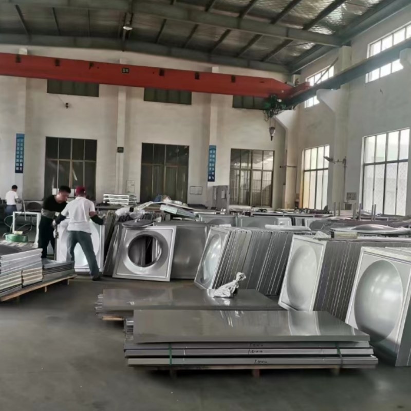 304不锈钢冲压板材方形消防大型生活水箱模块201聚氨酯保温板