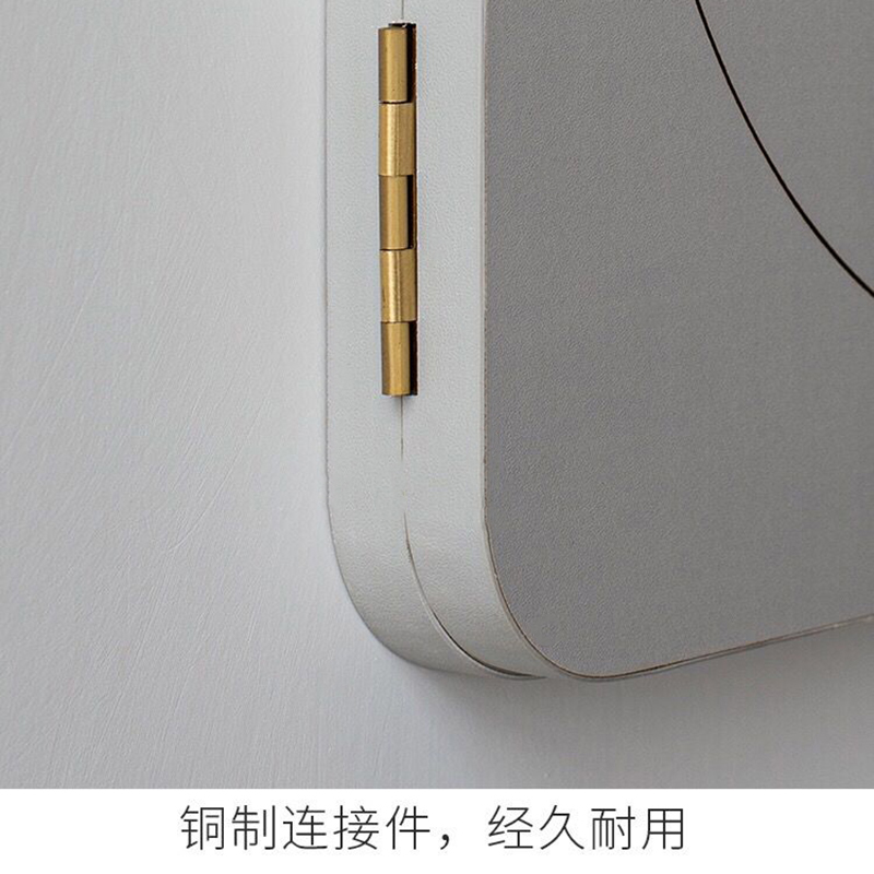 遮日式电表箱装饰画带时钟免打孔白色薄小尺寸原木风简约遮挡北欧