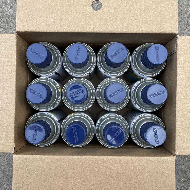 三和手摇自动喷漆8894潘通PANTONE 287C修补防锈油漆