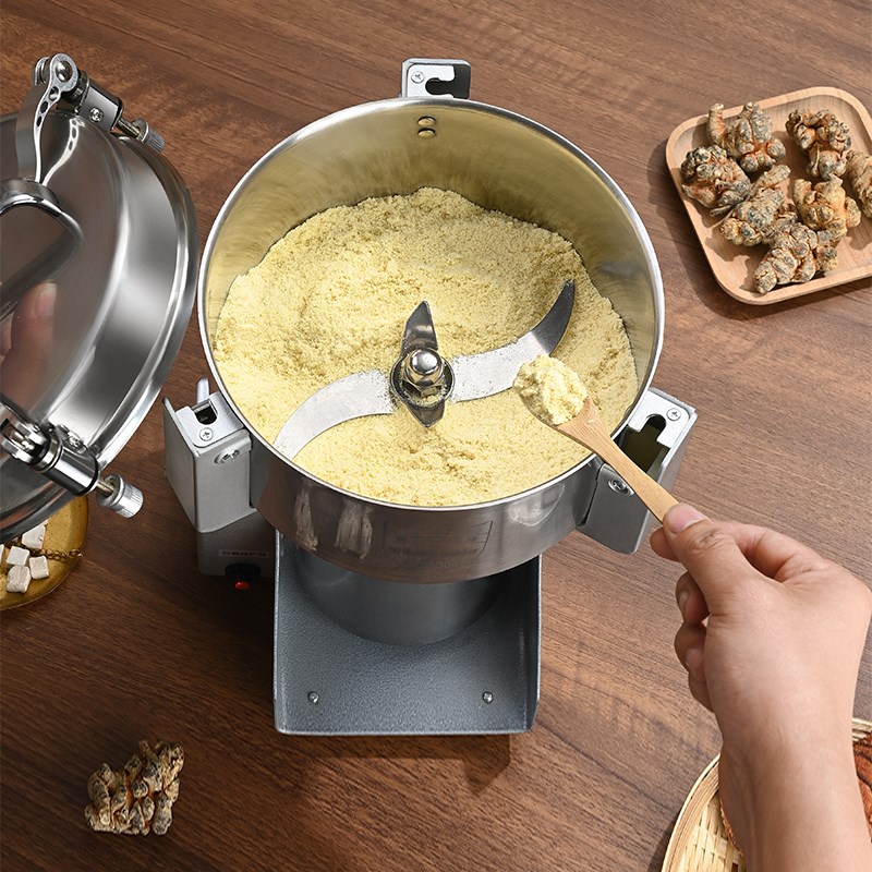 荣事达中药材打粉碎机超细研磨家用小型干磨机破碎打碎磨粉机商用