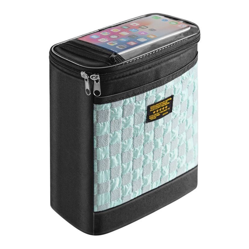 新款电动车挂包前置三轮车踏板摩托车收纳车把手置物袋防水通用型