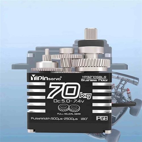 GX功勋水鬼全斜齿70KG无刷舵机IP68潜水 大扭力适用模型车 机器人