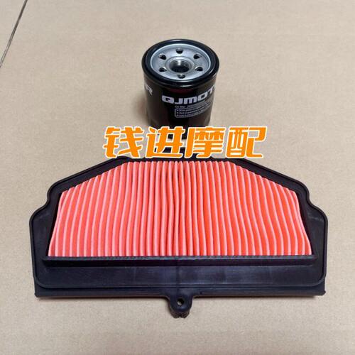 赛450机油滤芯空气滤芯空滤器芯滤清器机油格QJ400GS-16D空气格