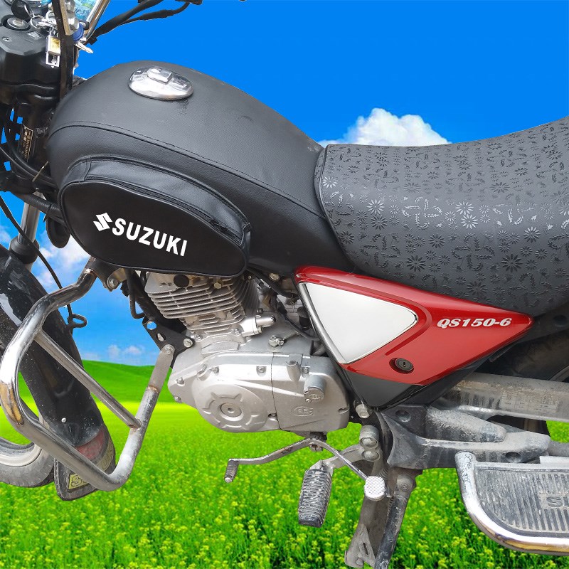 适用于济南铃木QS150-6悍道防水加厚油箱套防水摩托车皮罩包