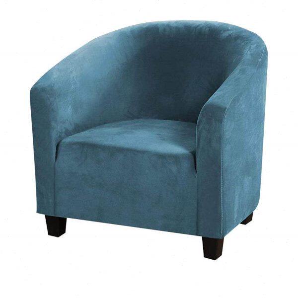 沙发套单人酒店弹力网吧小全包加厚罩半圆咖啡卡餐厅通用座椅椅绒