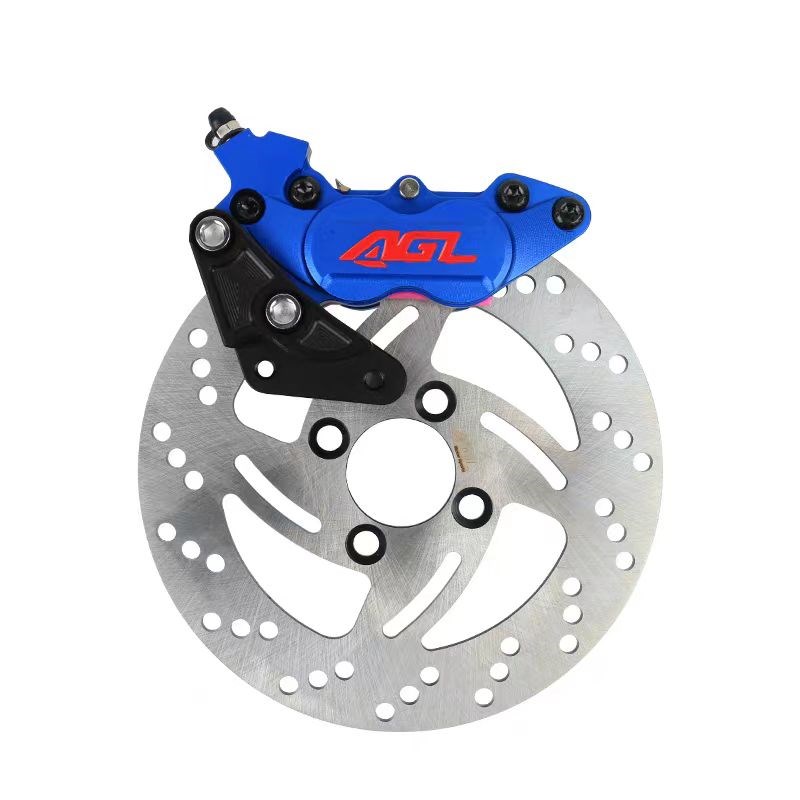 AGL碟刹铃木UY UU UE虎鲨125摩托车改装卡钳连接码固定大碟配件