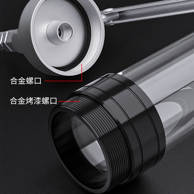 毛毛虫黄油枪高压手动透明挖掘机叉车齿轮式拉链专用打牛油弹神器