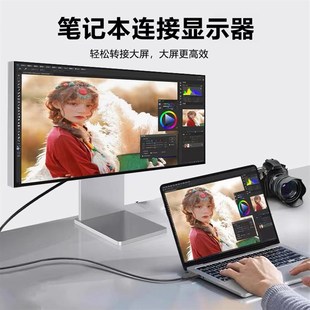 HDMI转vga电脑监控接显示器连接线视频线投影仪高清显卡公转vja公