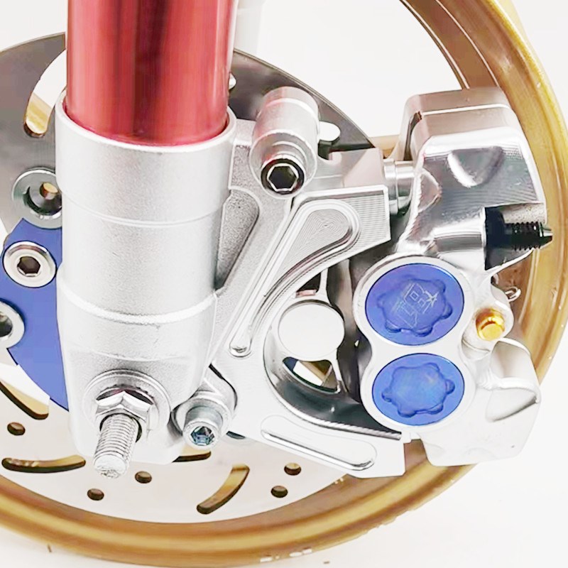 DIO50 ZX50 改装煞车碟盘 双子星小辐射卡钳下泵浮动碟190MM 日版