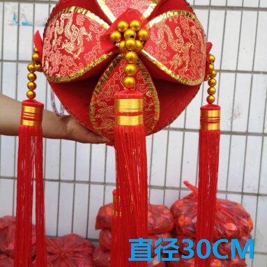 广西壮族 民族手工绣球 象征吉祥、如愿、友谊、爱情 90CM