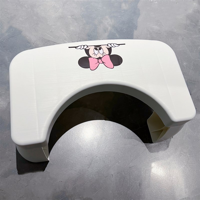 米奇马桶凳脚凳卫生间儿童垫高凳加厚防滑成人蹲坑神器助便踩脚凳