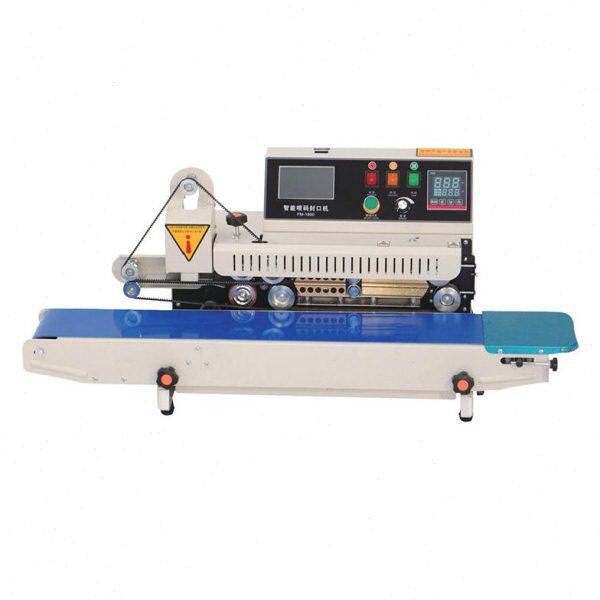 商用全自动连续封口机智能喷码茶叶月饼食品铝箔塑料袋封口包装机