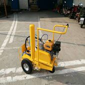 马路划线车 内燃式 塑胶跑道划线机效 冷喷路面划线机 手推式