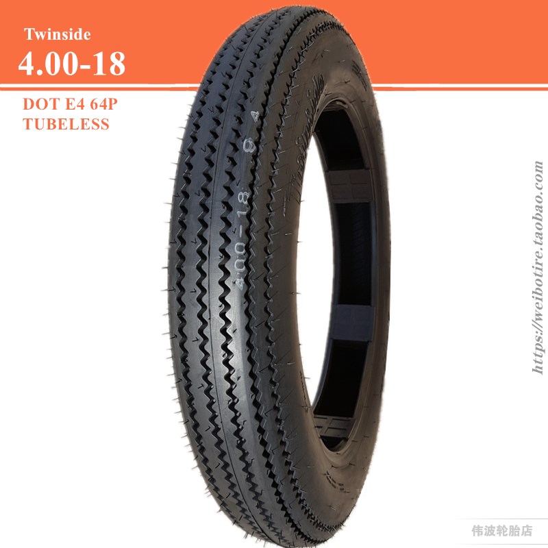 摩托车复古锯齿真空轮胎150/80-16 170/80-15 17 18 19 21寸机车