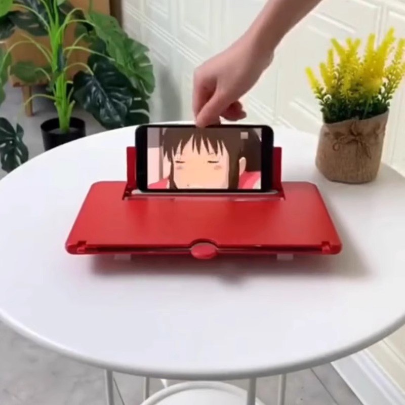 手机萤幕放大镜投影支架3D高清放大器超薄扩屏高清护眼投影显示屏