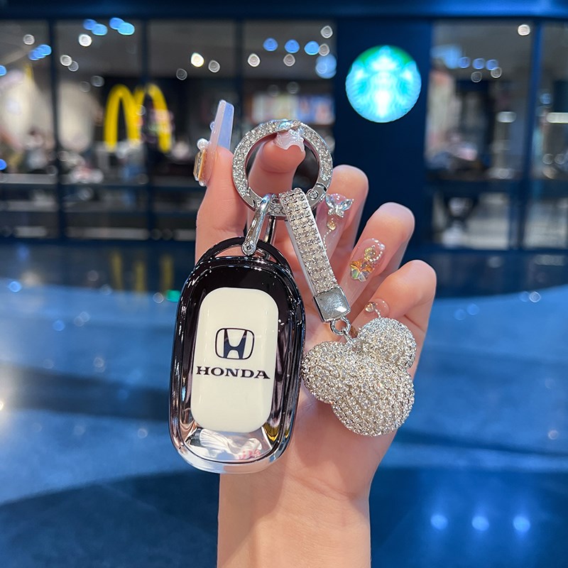 适用本田十一代雅阁钥匙套思域皓影CRV型格缤智XRV艾力绅车壳扣包