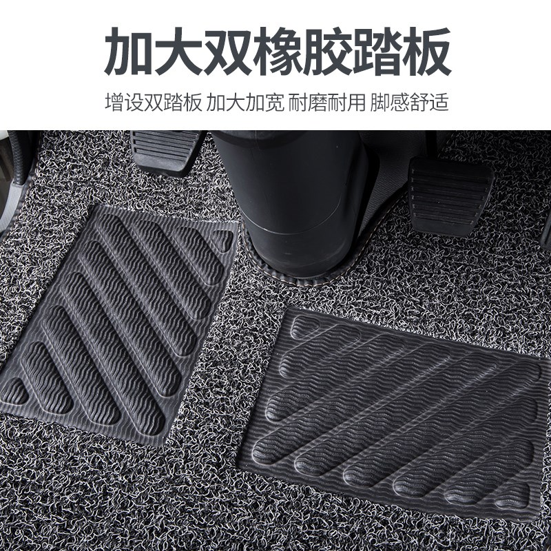 江淮新骏铃V6V5H330E3E5自卸G6G5G34.2米轻卡货车丝圈脚垫