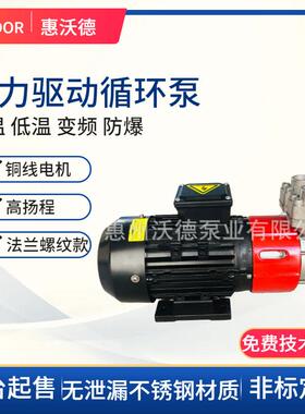 供应WUODOR高温磁力驱动循环泵MDW系列卧式不锈钢低温零下水油泵