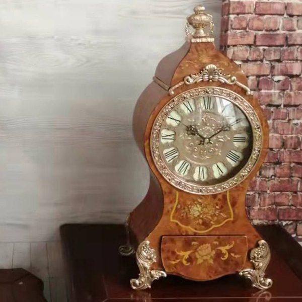 欧式座钟客厅摆台式表轻奢桌面时钟装饰坐钟家用摆件复古高级钟表,家居饰品,座钟,淘宝优惠券,粉丝福利购,淘宝优惠卷