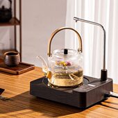 自动上水电陶炉茶炉抽水小型迷你玻璃壶煮茶器静音电磁炉保温智能