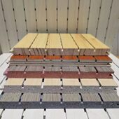 实木质吸音板防火防潮办公室会议厅学校报告墙面槽环保阻燃隔音板