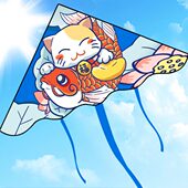 年网红大人小飞微儿童高档大型风筝风筝新款 手持专用风2024潍坊易