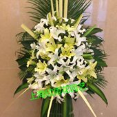 绣球花庆典乔迁花篮花篮鲜花速递商务篮开业花篮 高端定制 上海