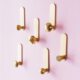 硕南黄铜创意门后卫生间挂钩免打孔挂衣钩免钉挂钩北欧装 饰玄关