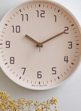 时钟静音现代简约挂钟KMJ创意个性卧室钟表轻奢时尚北欧客厅家用