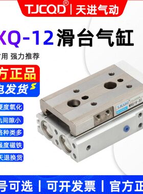 杆无C-0-气动-导轨10Q12-滑台气缸75520-TD10MX进--5012J4030天-Q