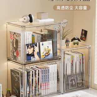 保护收纳盒亚克力展示架光盘架子专辑碟光箱碟片盒子收藏唱片柜CD