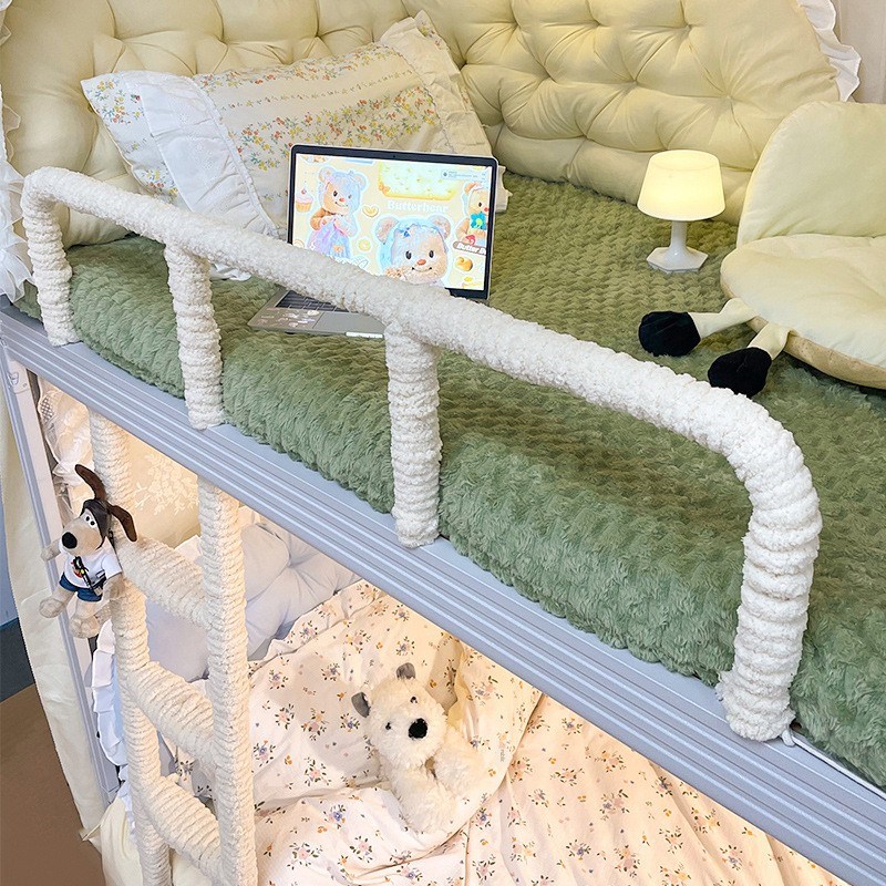 宿舍床头防撞条上下铺装饰楼梯防护罩脚垫床围栏杆改装防护软袋